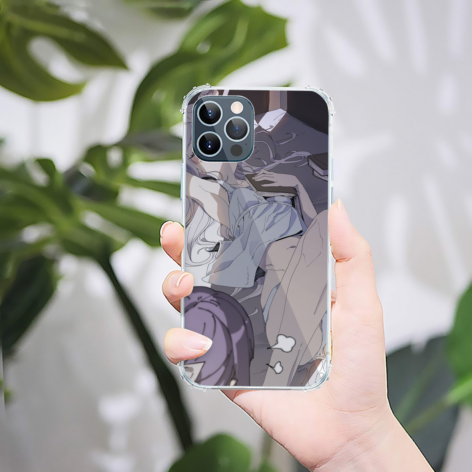 （画像用） 葬送のフリーレン Frieren 【iPhone 12シリーズ対応】透明スマホケース（クリアソフトケース）